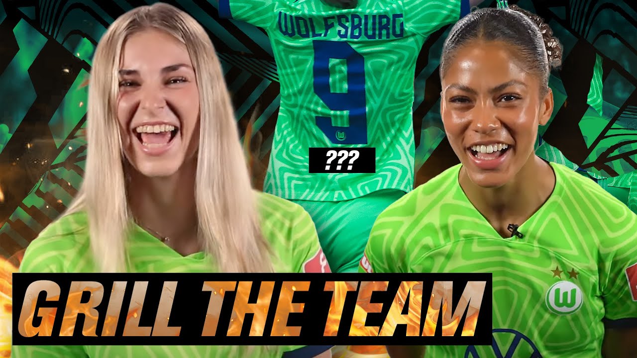 Kennen Jule Brand & Co. alle Trikotnummern? 🤔😂 | GRILL THE TEAM #4