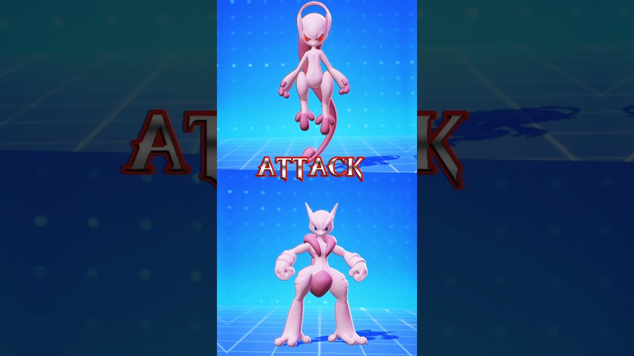 Mewtwo X Vs Mewtwo Y । PokemonUnite 💥 Stronger?? #pokemonunite #pokemon #shorts