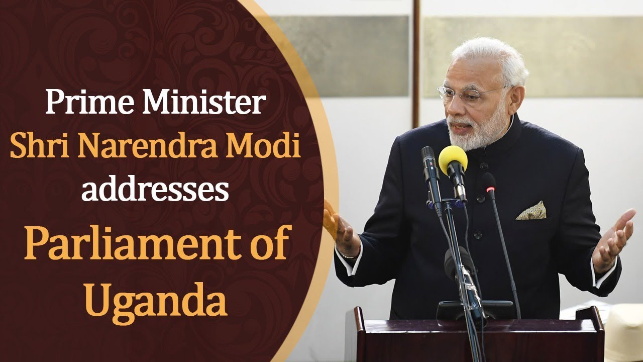 PM Shri Narendra Modi addresses Parliament of Uganda