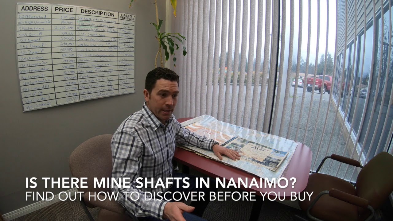 How to mine shafts in Nanaimo before buying your home. Mine shaft maps Nanaimo