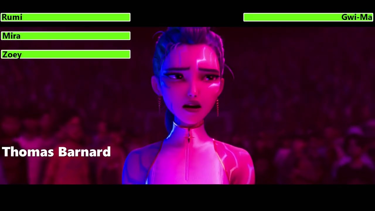 KPop Demon Hunters (2025) Финальная битва с полосками здоровья 1/3