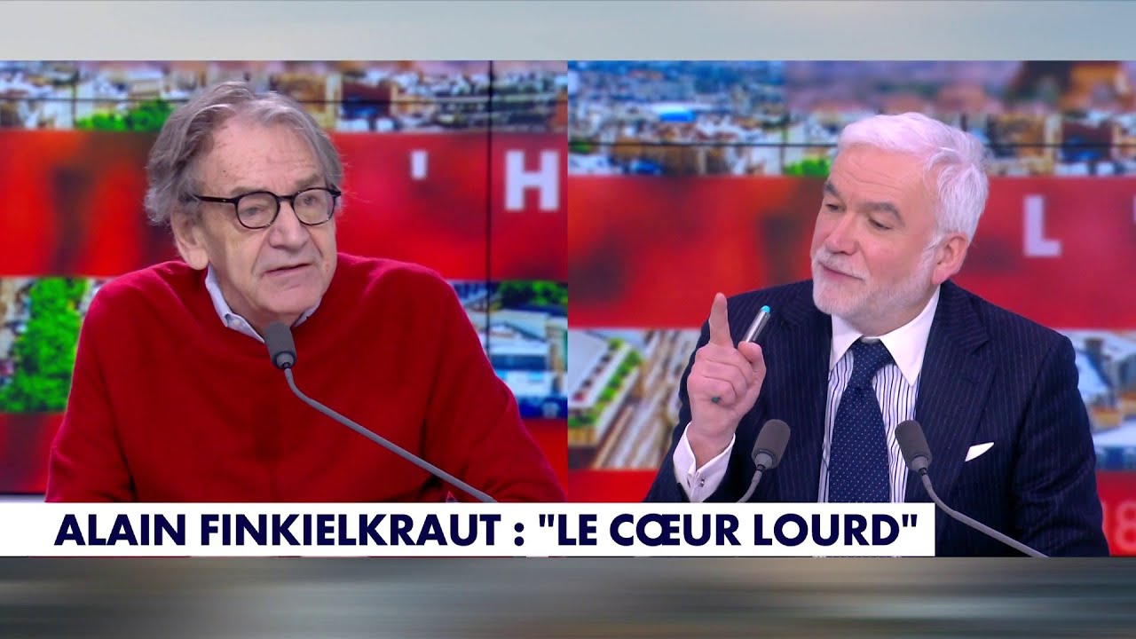 &laquo;Vous &ecirc;tes terrible...&raquo;, l'&eacute;change rempli de sympathie entre Alain Finkielkraut et Pascal Praud