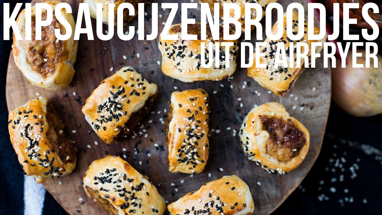 RECEPT: Kipsaucijzenbroodjes uit de Airfryer | OhMyFoodness