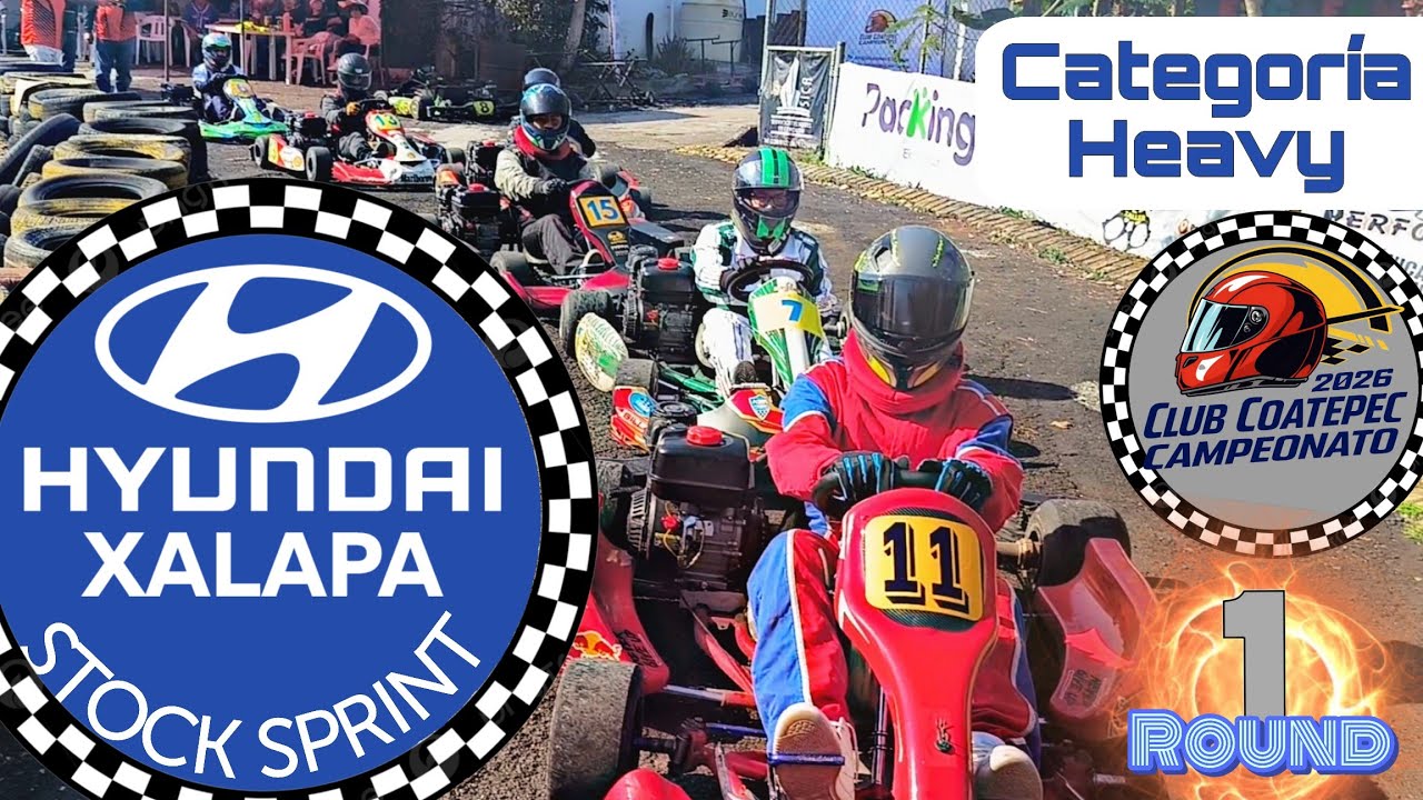 2026 HYUNDAI STOCK SPRINT Categoría Heavy 1er. Round 