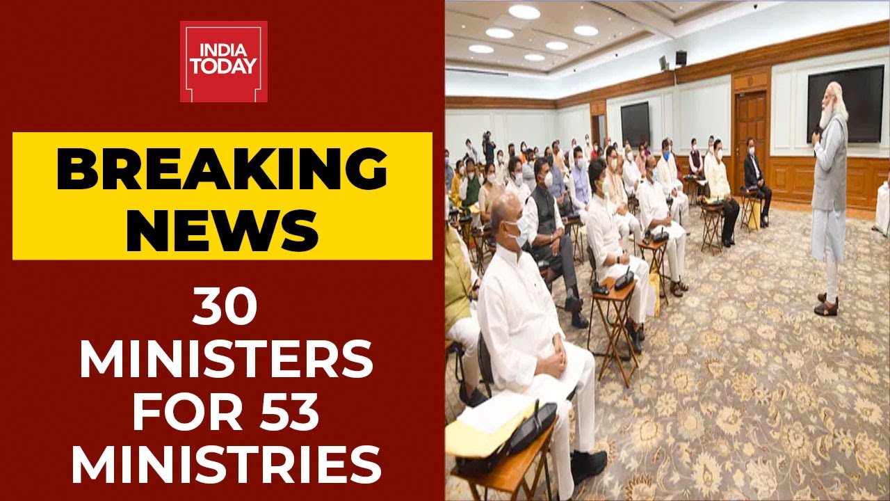 Modi's Cabinet Reshuffle LIVE Updates: 30 Ministers To Handle 53 Ministries: Sources | Breaking