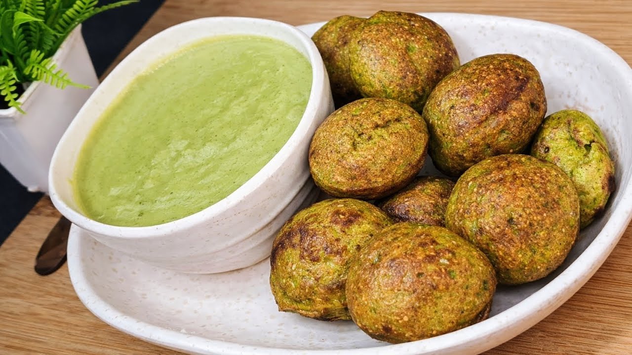 ताज़ी हरी मटर का Healthy Nashta Kam Tel Mein Super Tasty😋#MoongDalAppe#HealthyBreakfast#EasyRecipe