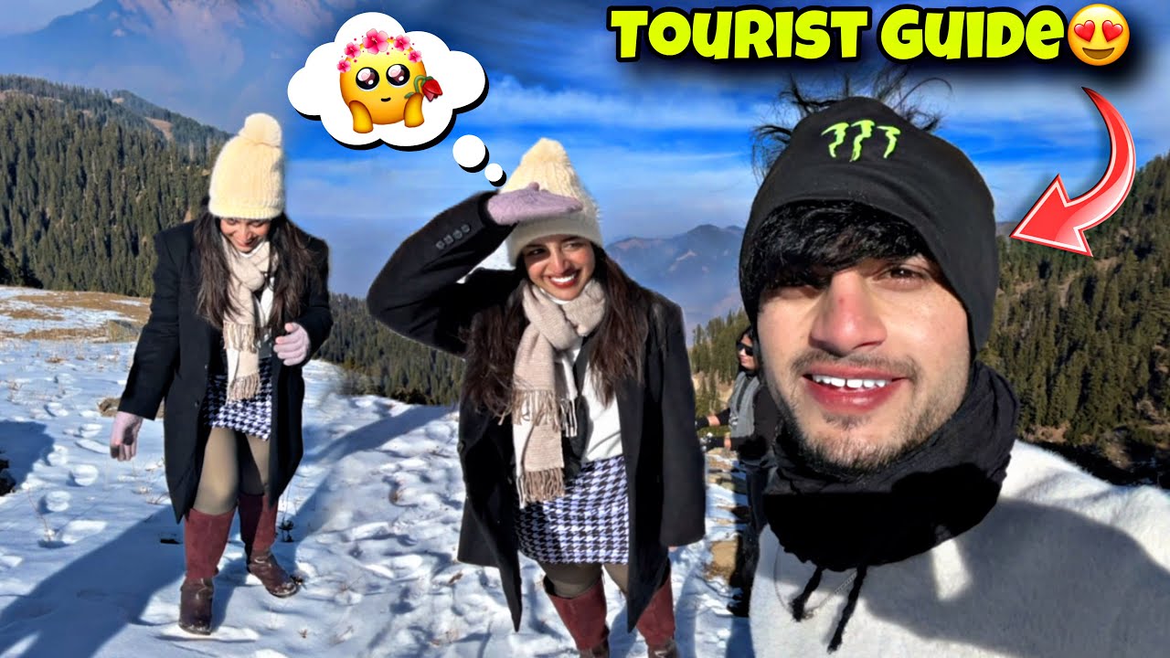 My First Day as a Tourist Guide😍 Cute Girl ke sath Snow Fight🔥 Ayee Haaye💗     |Ladakh preparation