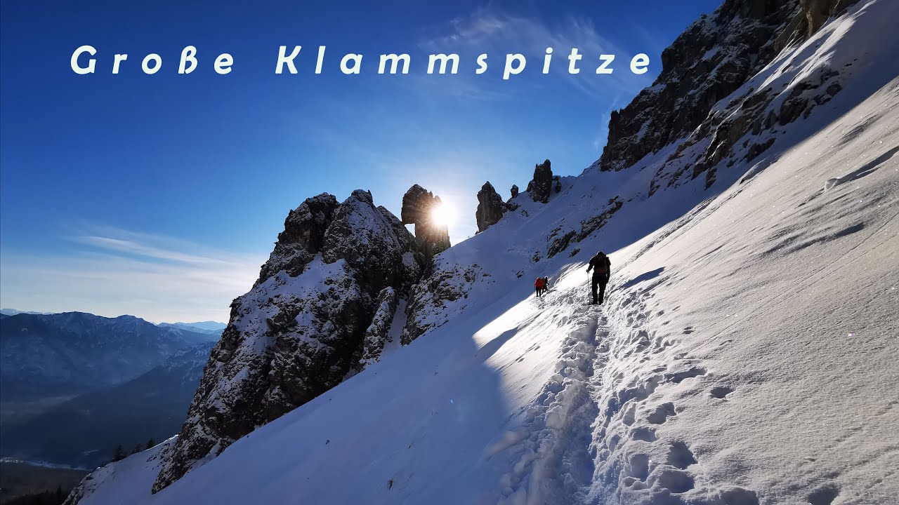 Gro&szlig;e Klammspitze im Winter | Ammergauer Alpen