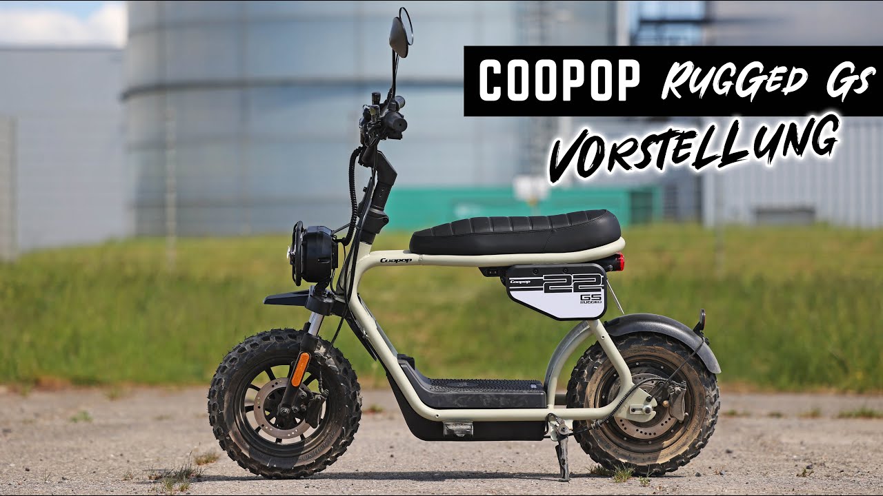 Der perfekte 45km/h Roller für deinen Campervan! Coopop Rugged GS