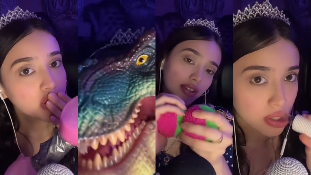 ASMR ~ SONIDOS RELAJANTES DE BOCA , DE TAPPING Y BESOS PARA DORMIR 😴 EN UNA HORA / TIKTOK LIVE