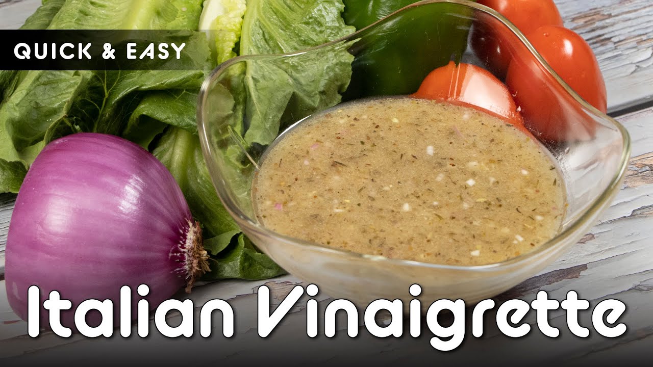 The Only Italian Vinaigrette Recipe You Will Ever Need! | Quick & Easy | gf explorers