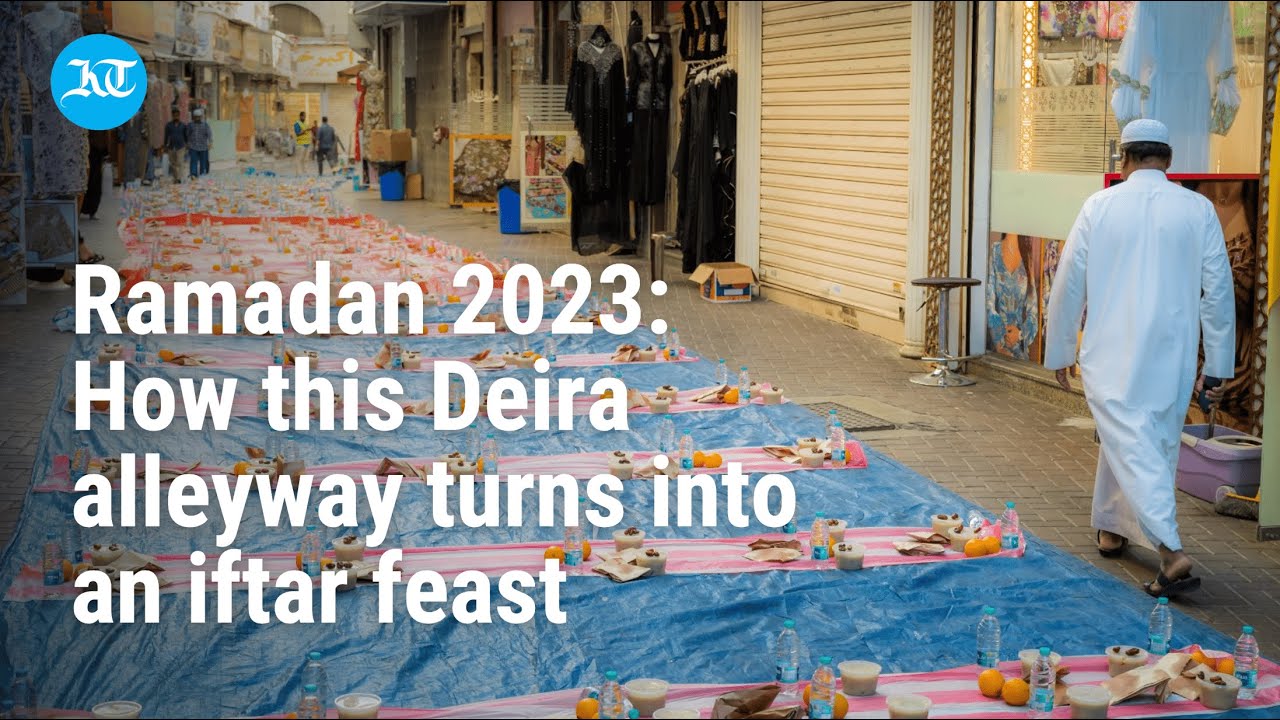 Ramadan 2023 in Dubai I How narrow alleyways of Deira turn into massive dining areas for Iftar