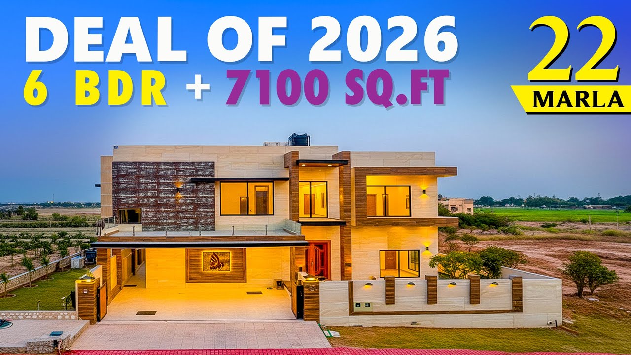 22 Marla | 6 BDR | Luxury House for Sale in Bahria Town Rawalpindi | House Tour Deal of 2026