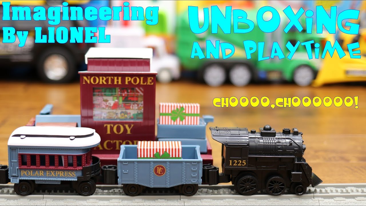 Children's Toy Channel: Imagineering By LIONEL, The Polar Express Train Set Toy Unboxing