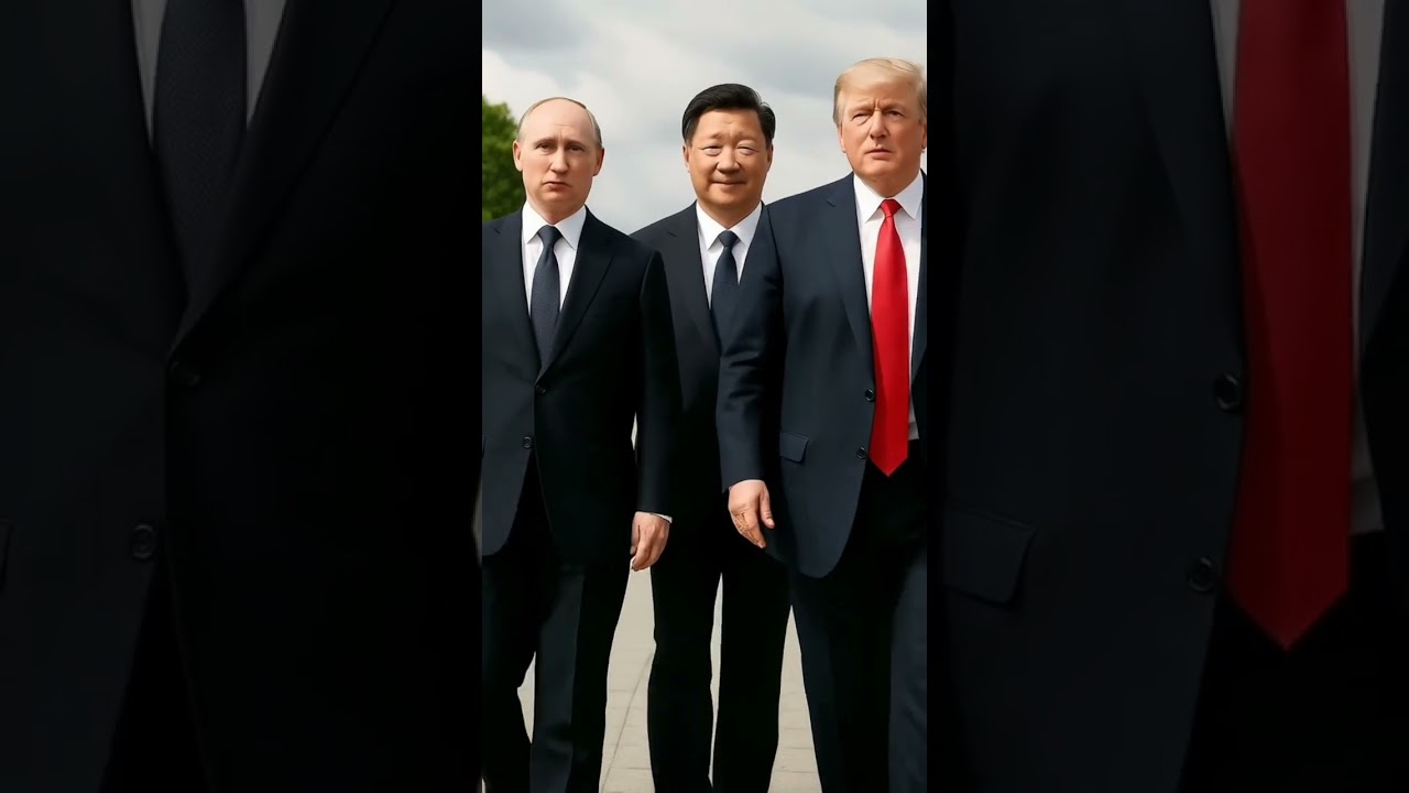 Trump, Putin & Xi Jinping Walking Together | Power Trio Moment 