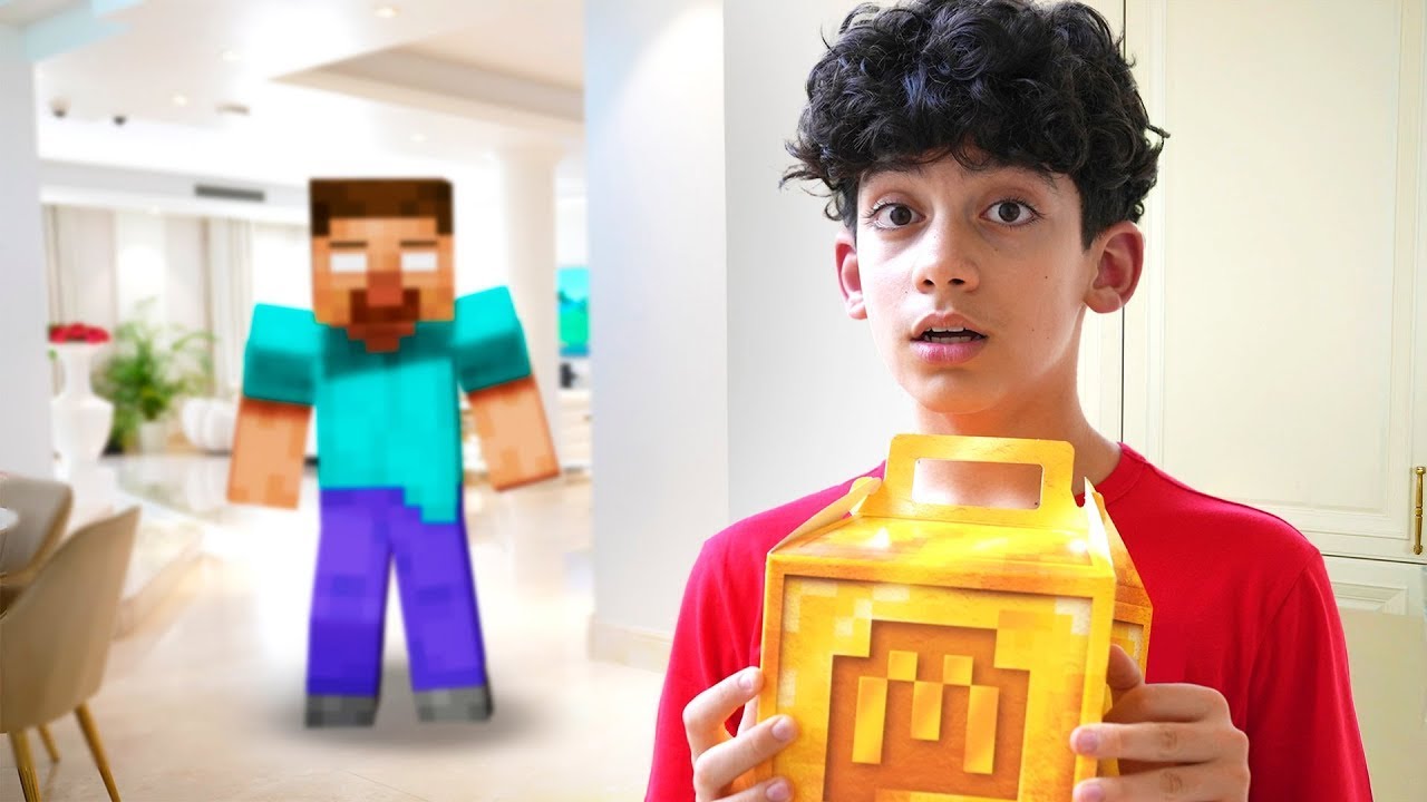 Jason Menemukan Kotak Minecraft dengan Herobrine Asli 😱 | Petualangan Seru Anak