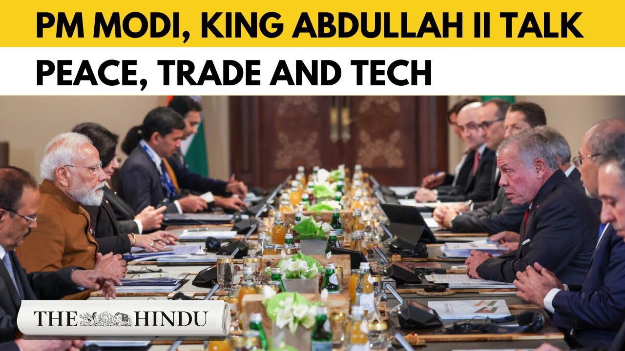 PM Modi highlights Gaza, regional stability in meeting with Jordan’s King Abdullah II