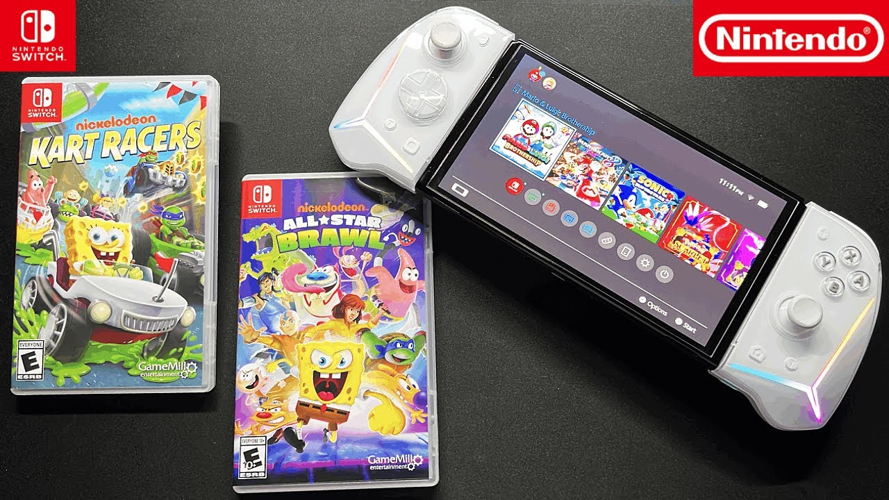 Nickelodeon All Star Brawl and Kart Racers | Gameplay | Nintendo Switch OLED