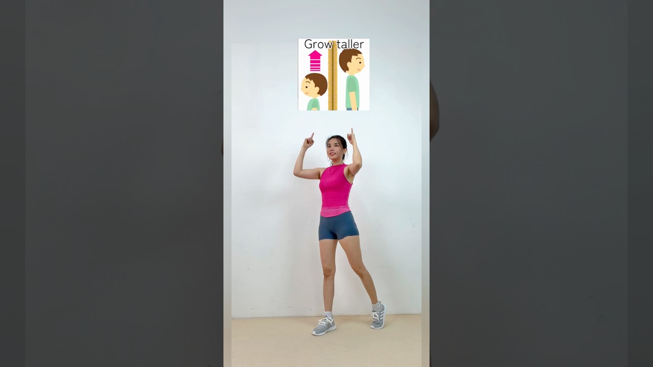Increase your height by 3-5 cm with these 6 exercises, suitable for all ages. #workout #homeworkout
