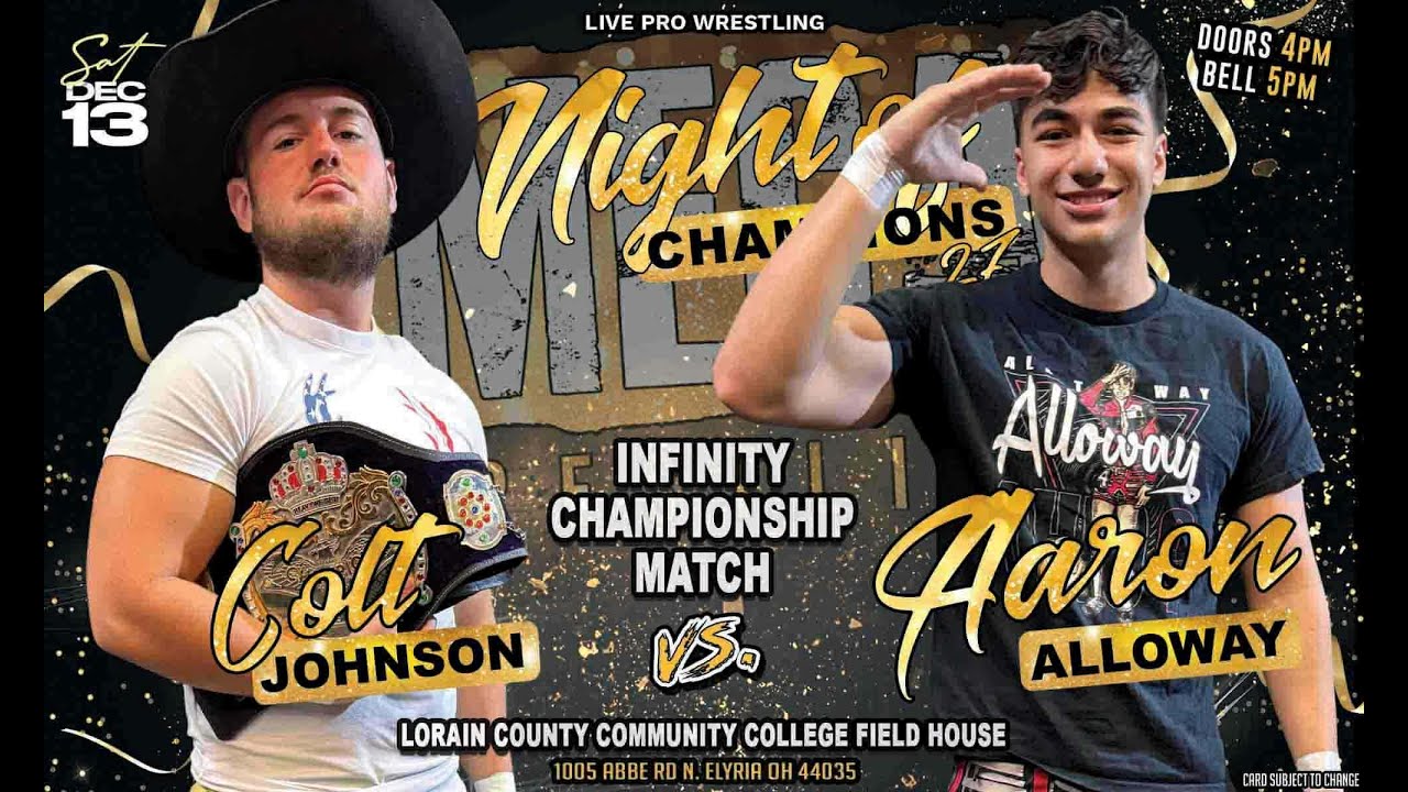 ПОЛНЫЙ МАТЧ: Аарон Аллоуэй против Кольта Джонсона &mdash; матч за титул Infinity | Night of Champions 2...