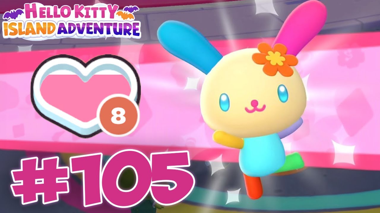 How to get Usahana to level 8 today in City Town Hello Kitty Island Adventure 2.0 - Let's Play #105