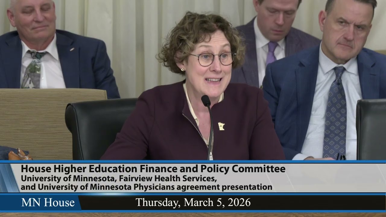 House Higher Education Finance and Policy Committee 3/5/26