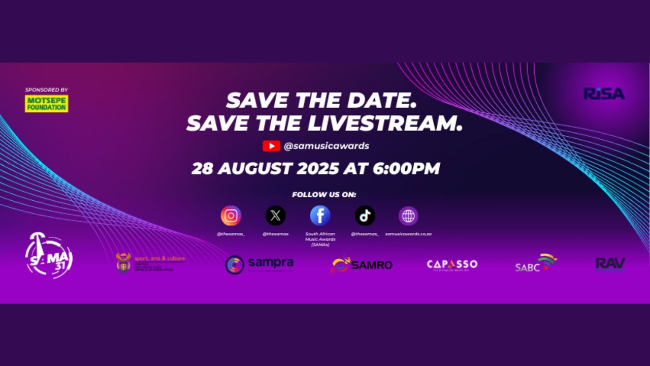 31st South African Music Awards Nominee Announcement LIVE from Rockets Studio