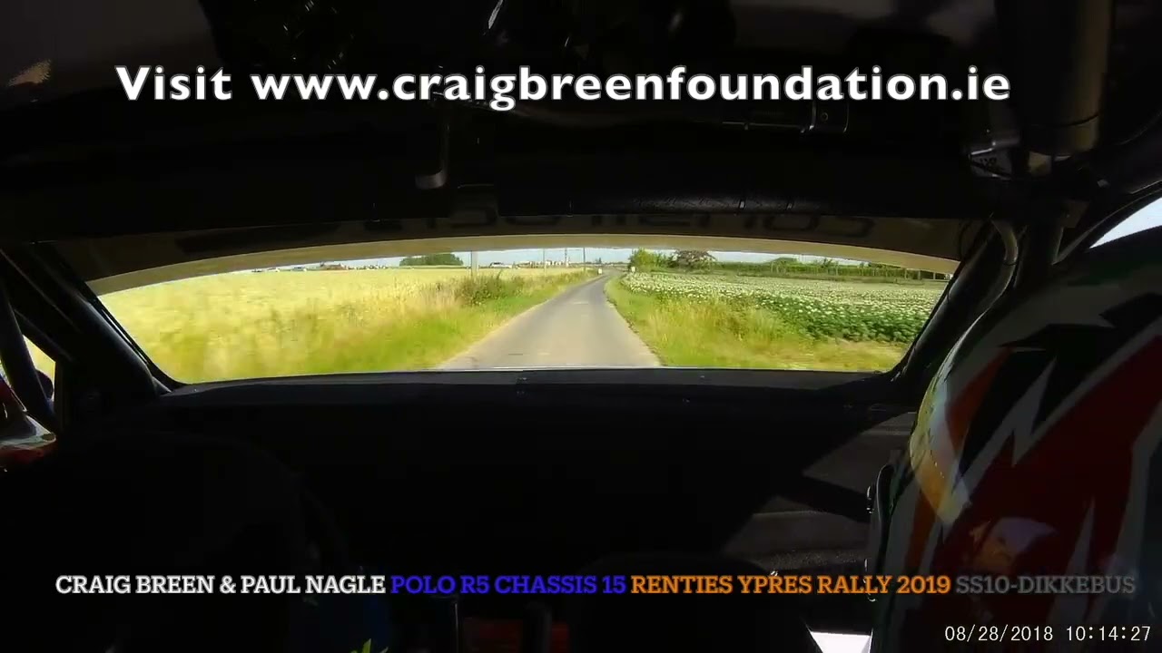 Polo R5 Chassis #15 Craig Breen & Paul Nagle Renties Ypres Rally 2019 SS10 Dikkebus