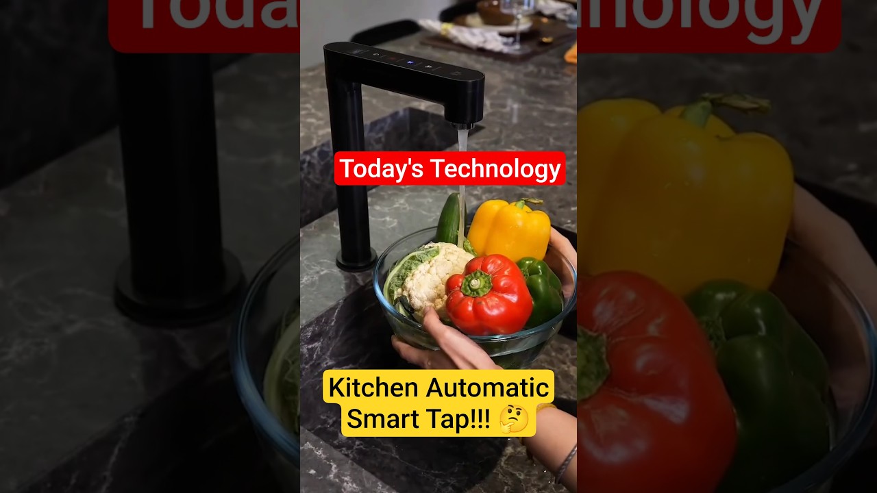 Smart Tap l Smart Kitchen Sink Tap! #smartkitchen #smartkitchenproducts #kitchendesign2025