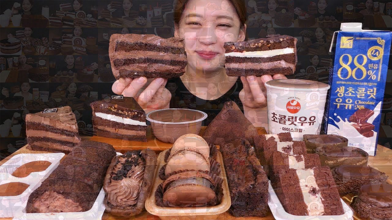 🍫극강의 당충전🎂초코 덕후의 초코케이크 먹방 모아보기✨Chocolate dessert Collection ASMR Mukbang