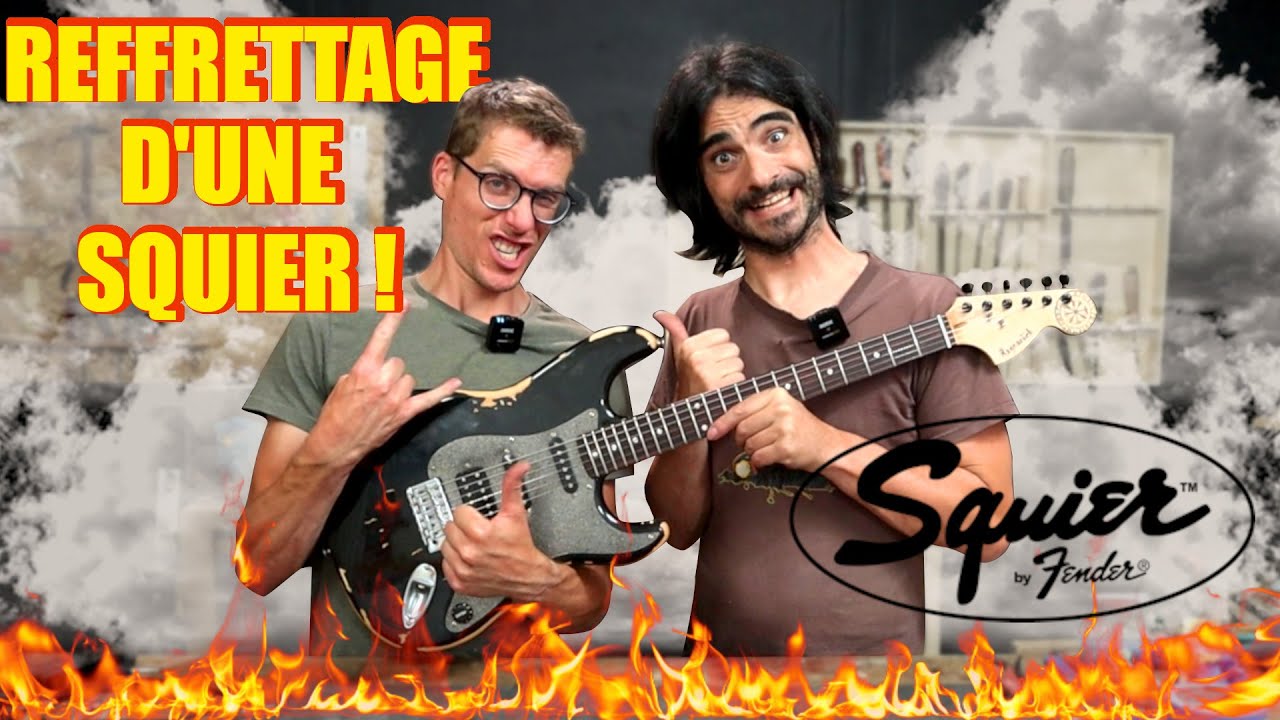 TUTO : Re-Fretter une guitare soi-même ! STAGE VOLOX Squier Stratocaster