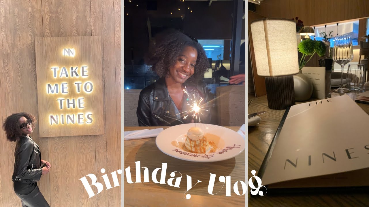 Birthday Vlog: Spend the night with me. Dinning at the nines. I ate wet wipes 🥴 if you know you know