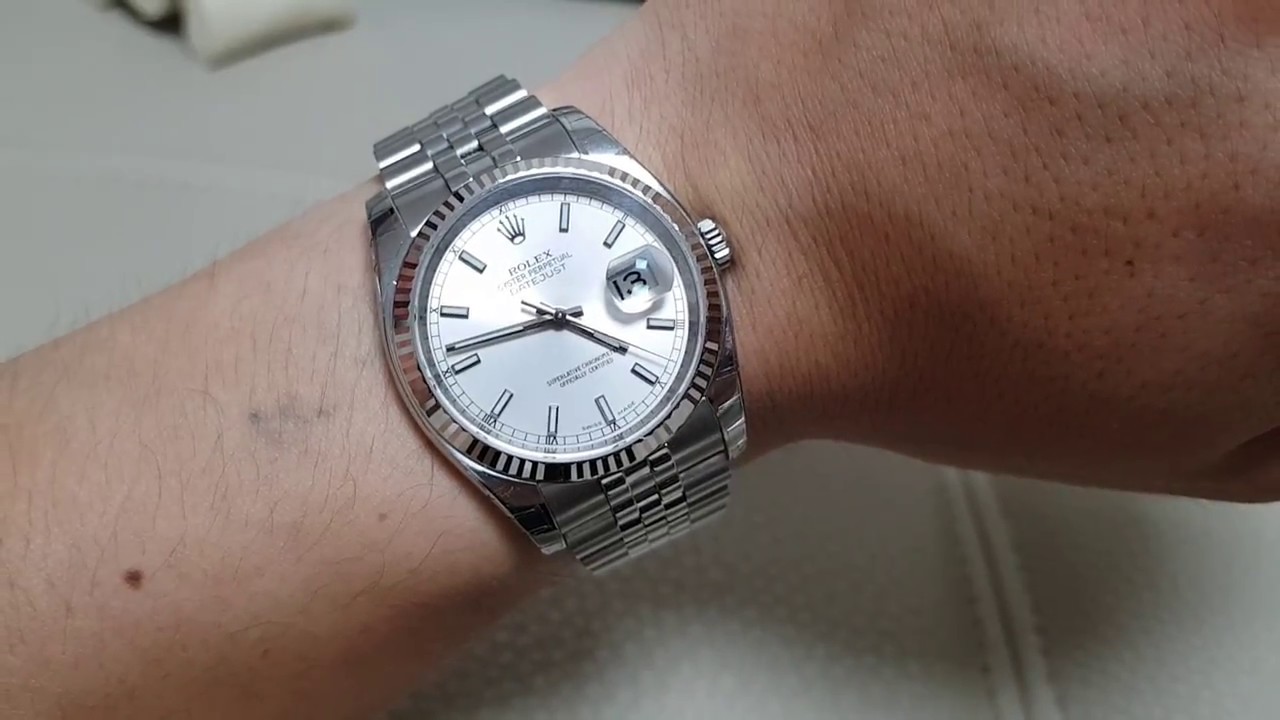 rolex datejust 116234  unboxing 롤렉스 데이저스트 116234
