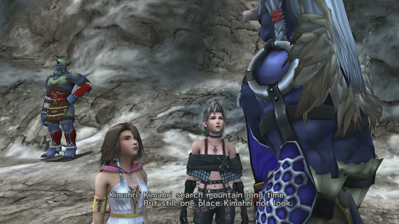 Final Fantasy X-2 HD Remaster - Chapter 2 -  Mt. Gagazet - Talking to the Ronsos