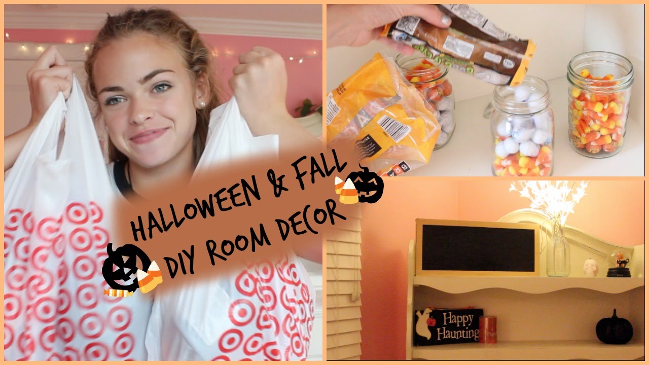 DIY Fall+Halloween Room Decor🍂🎃|| Summer Mckeen