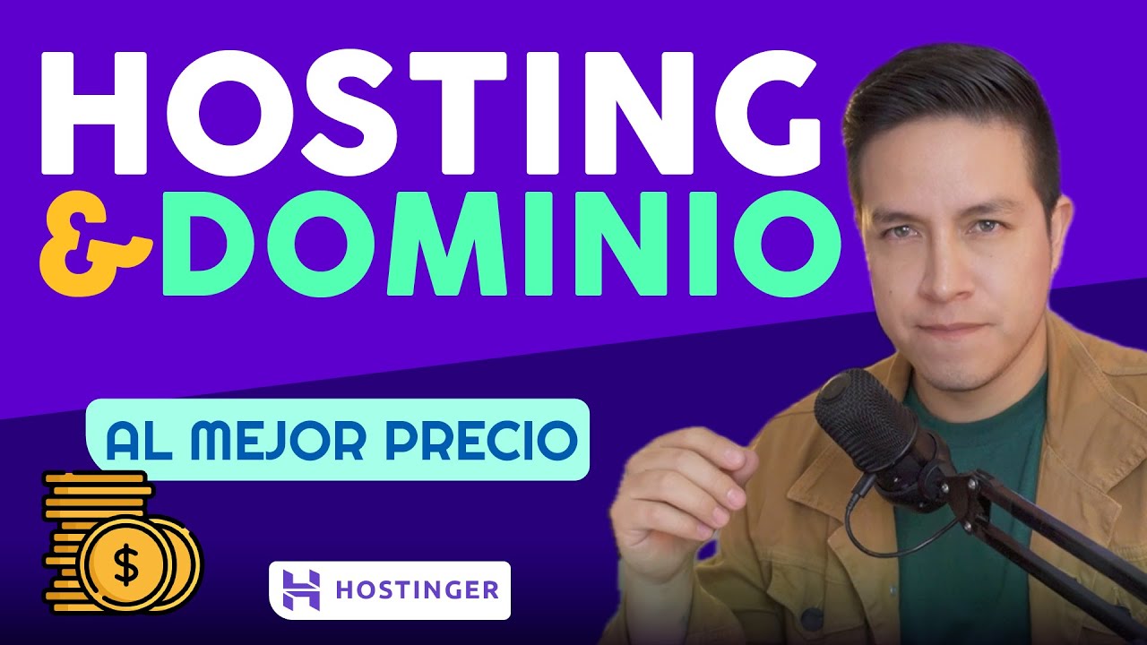❇️ HOSTING Y DOMINIO al MEJOR COSTO para tu P&Aacute;GINA WEB - Hostinger