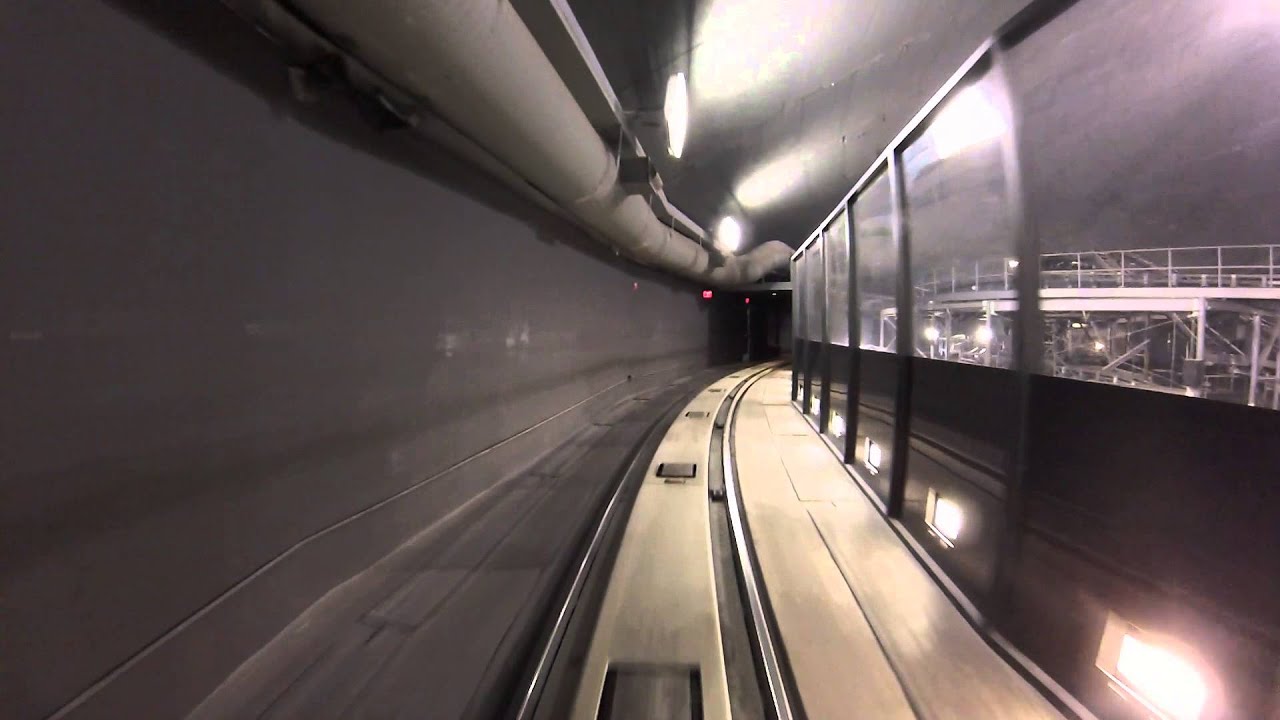 HD Mounted Tomorrowland Transit Authority Peoplemover GoPro POV, Magic Kingdom, Orlando, Florida