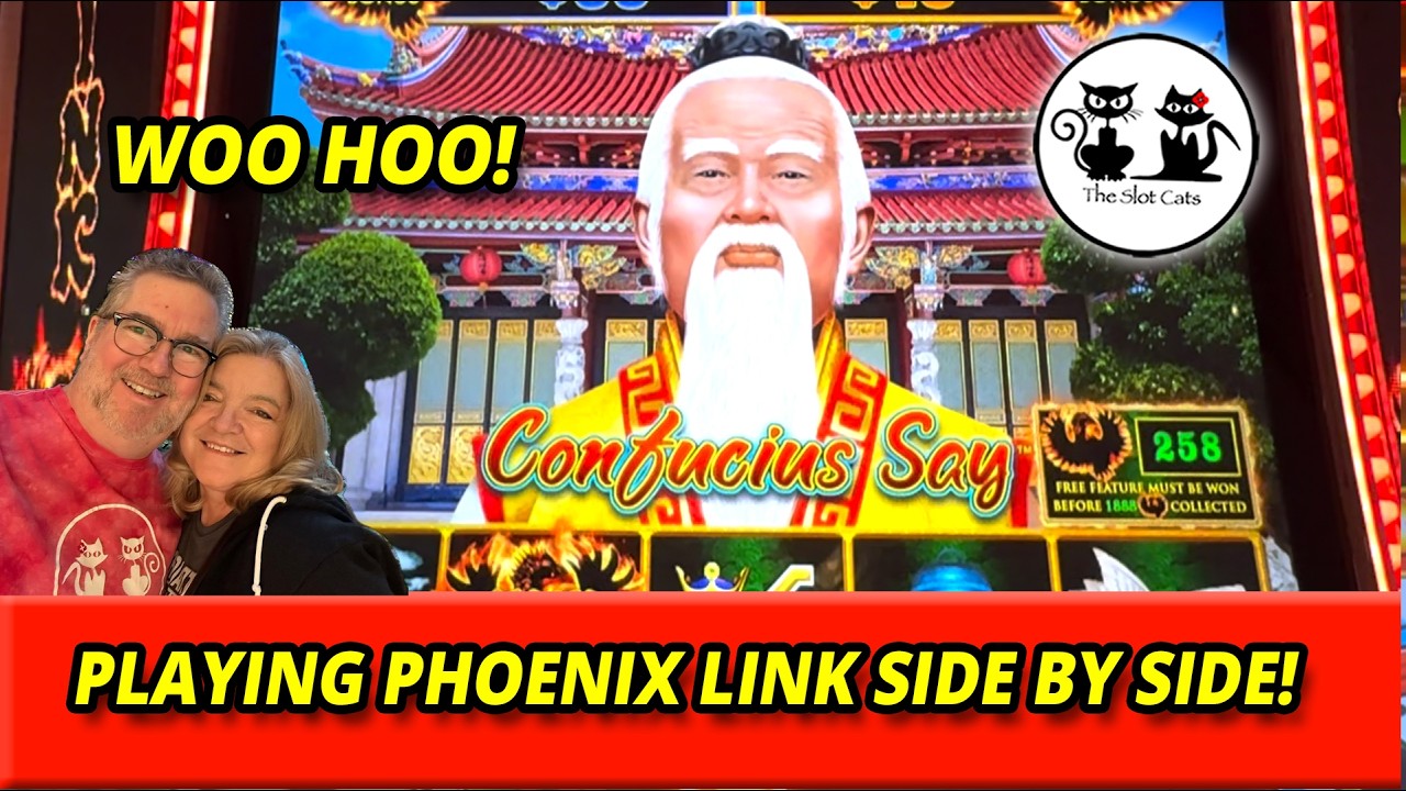 Играем в слоты Phoenix Link одновременно! Множество выигрышных бонусов! #theslotcats #winning #bonus