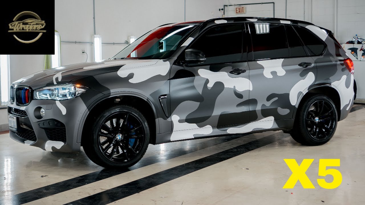 #WRAPTORS BMW X5 WINTER CAMO