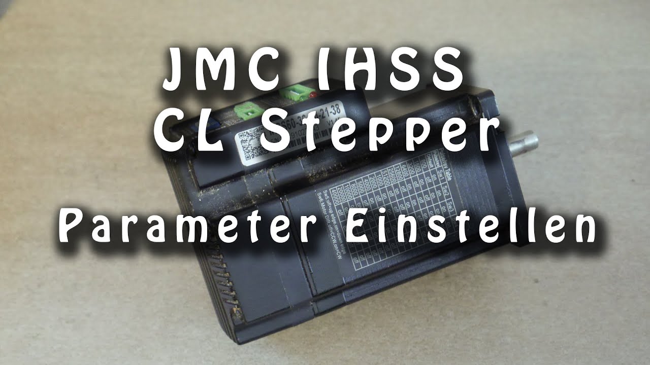 JMC IHSS CL Stepper - Parameter Einstellen - Howto