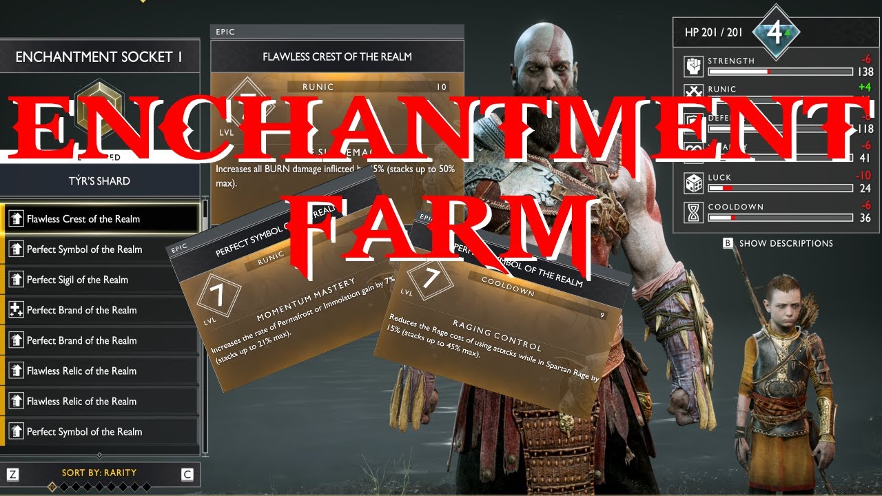 BEST EPIC ENCHANTMENT FARM! | God of War 2018