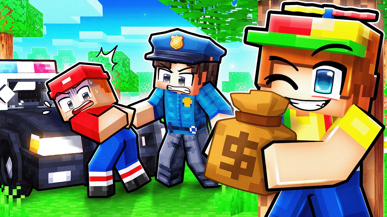 Я нанял полицию, чтобы разыграть моих друзей в Minecraft!