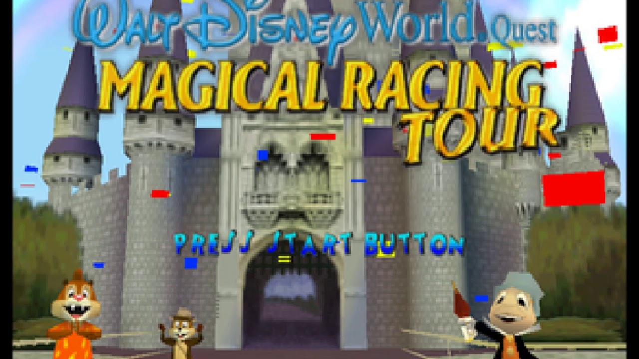 Walt Disney World Quest Magical Racing Tour Soundtrack Main Menu theme