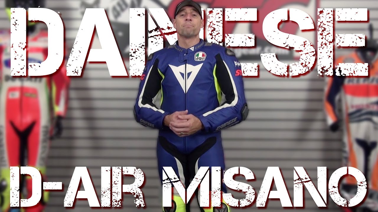 Dainese D-Air Misano Racing Leather Suit Review from Sportbiketrackgear.com