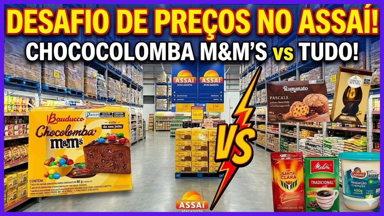 DESAFIO DE PREÇOS NO ASSAÍ  🛒