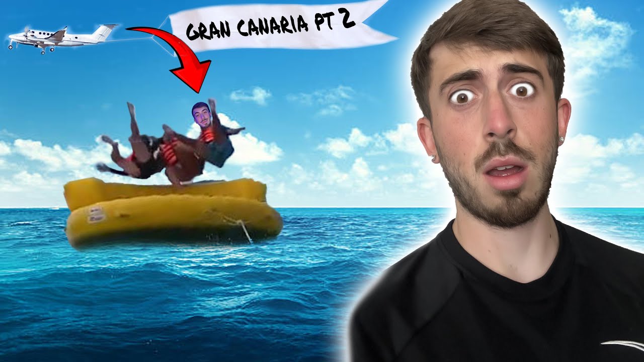 I flew off the inflatable in the middle of the ocean!