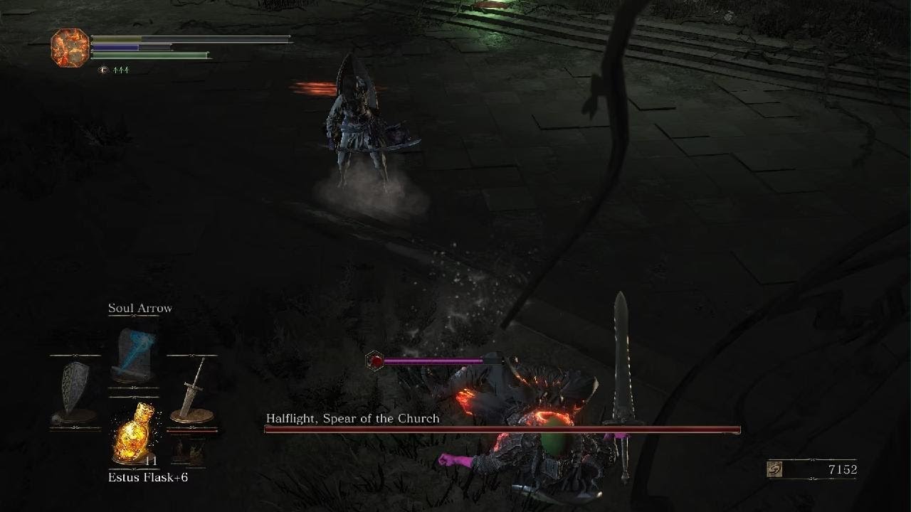 Half light is such a painful boss on soul level one.DARK SOULS III