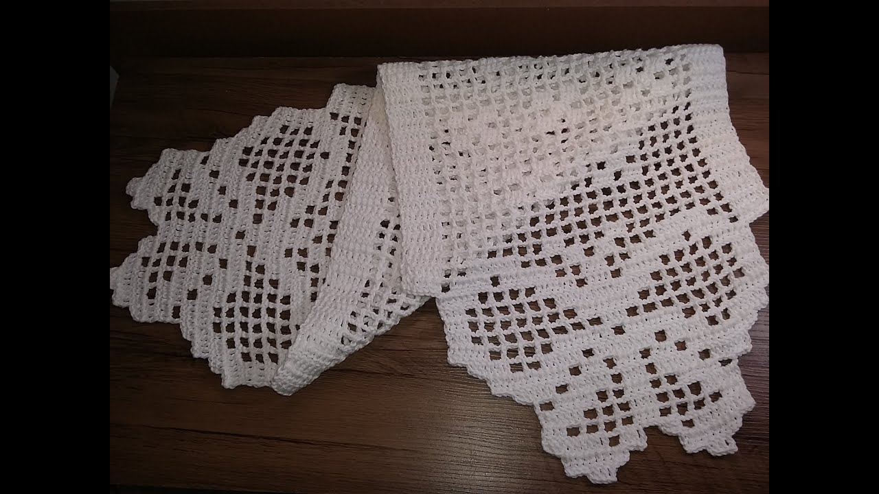 Caminho de Mesa de Borboletas em Crochê Parte 2/2 FINAL