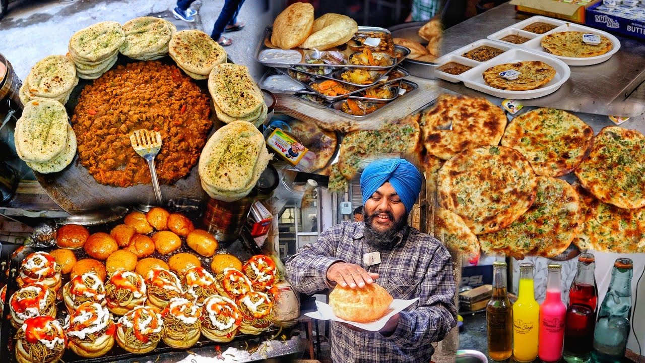 Street food tour | best Nutri kulcha, kulcha chola, Doodh soda, momos, Chaap etc in Jalandhar