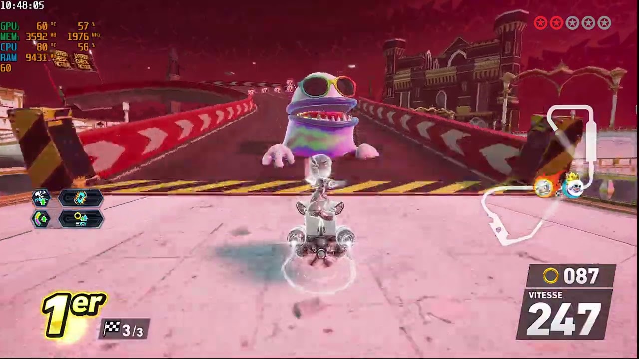 Gameplay encore une fois de moi sur Sonic Racing Crossworlds (je crois je me suis améliorer)